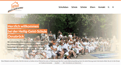 Desktop Screenshot of heilig-geist-schule.de